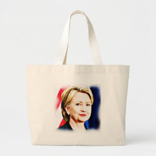Grand Tote Bag 1ère femme présidente Hillary Clinton 2016_