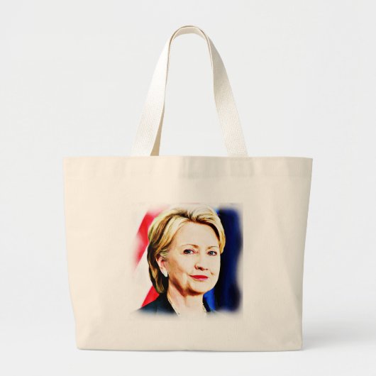 Grand Tote Bag 1ère femme présidente Hillary Clinton 2016_ (Devant)