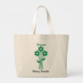 Grand Tote Bag 3 Fleurs (Dos)