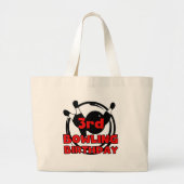 Grand Tote Bag 3e Bowling Anniversaire Tshirts et cadeaux (Devant)