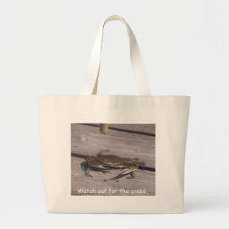 Grand Tote Bag 433571791111,1, observent pour les crabes.