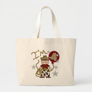 Grand Tote Bag 4e Cowboy Tshirts et cadeaux d'anniversaire