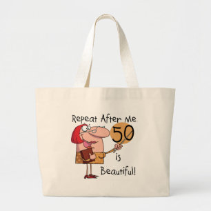 Grand Tote Bag 50 est de beaux T-shirts et cadeaux