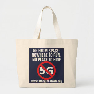 Grand Tote Bag 5G de l'espace, courir nulle part fourre-tout