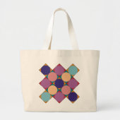 Grand Tote Bag 70’s checkerboard pattern (Devant)