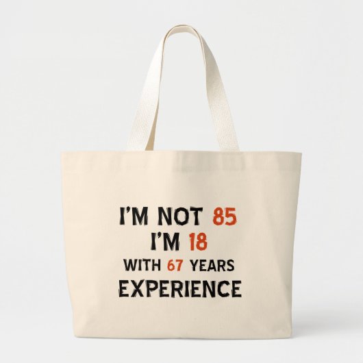 Grand Tote Bag 85th conceptions d'anniversaire (Devant)