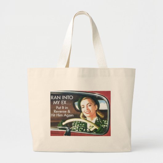 Grand Tote Bag a couru dans mon ex (Devant)
