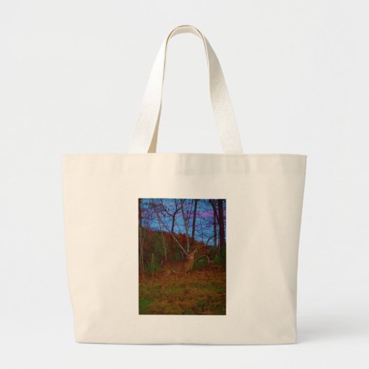 Grand Tote Bag A Deer : Gold Red Green et Blue (Devant)