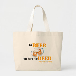 Grand Tote Bag À la bière ou pas à la bière - shakeAbeer de