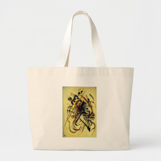 Grand Tote Bag À la voix inconnue de Kandinsky (Devant)