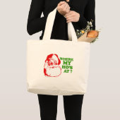 Grand Tote Bag À où mon ho ? (Devant (produit))