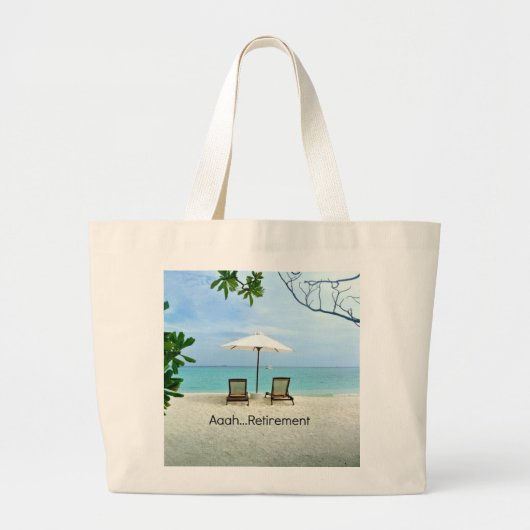 Grand Tote Bag Aaah...Retraite (Devant)