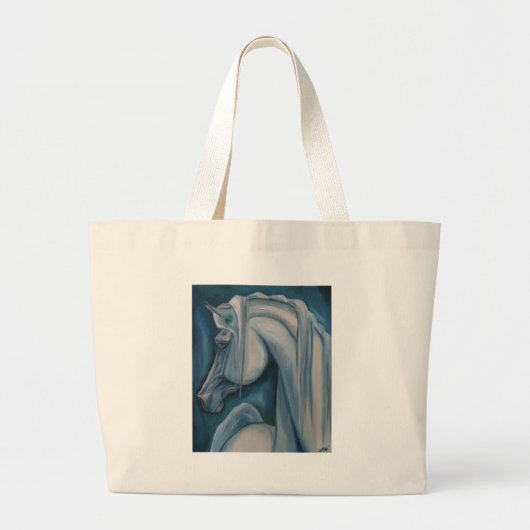 Grand Tote Bag Aarabian bleu (Devant)