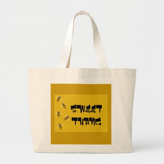 Grand Tote Bag Abeilles (Devant)