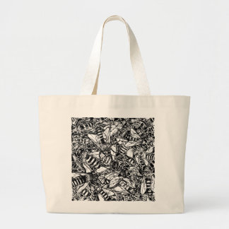 Grand Tote Bag Abeilles grouillantes