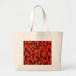 Grand Tote Bag Abstraite inspirée par le textile africain
