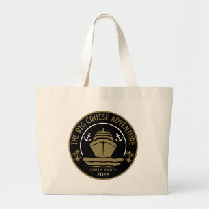 Grand Tote Bag Accessoire d'aventure de voyage en croisière mondi