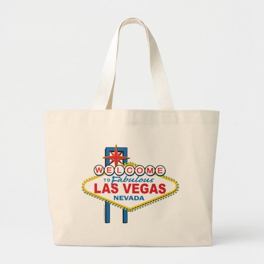 Grand Tote Bag Accueil vers Las Vegas fabuleux (Devant)