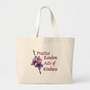 Grand Tote Bag Actes aléatoires de pratique de la gentillesse