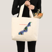 Grand Tote Bag ADN - Acide désoxyribonucléique (Devant (produit))