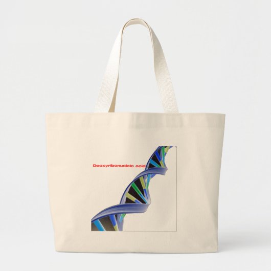 Grand Tote Bag ADN - Acide désoxyribonucléique (Devant)