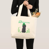 Grand Tote Bag Affenpinscher Saint-Patrick (Devant (produit))