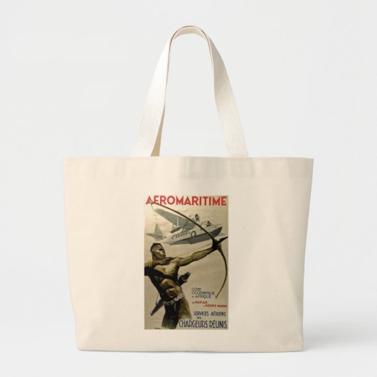 Grand Tote Bag Afromaritime (Devant)