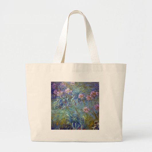 Grand Tote Bag Agapanthus de Claude Monet (Devant)