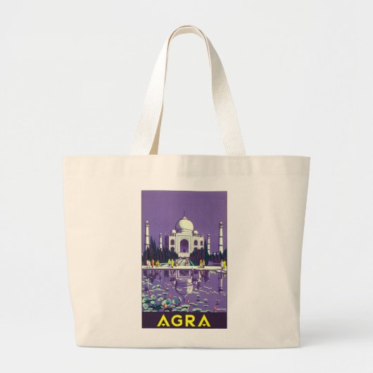 Grand Tote Bag Agra ~ Taj Mahal (Devant)