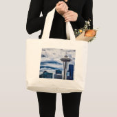 Grand Tote Bag aiguille spatiale seattle washington (Devant (produit))