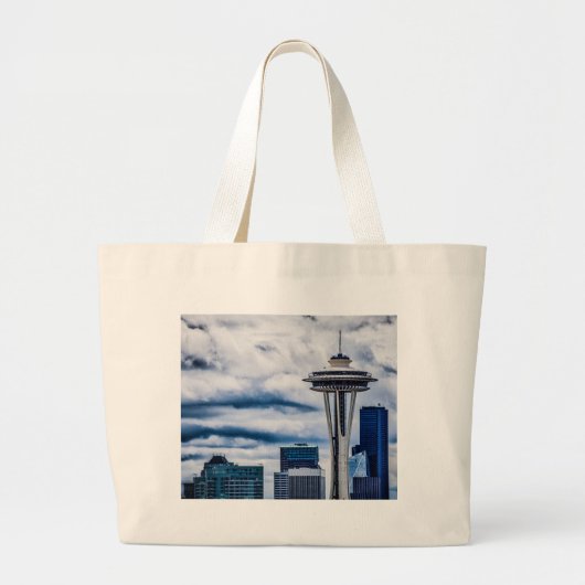 Grand Tote Bag aiguille spatiale seattle washington (Devant)