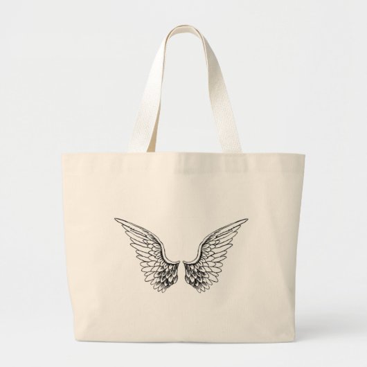 Grand Tote Bag Ailes d'ange (Devant)