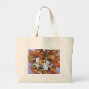 Grand Tote Bag Aimer les légumes mixtes