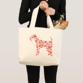 Grand Tote Bag Airedale Terrier (Devant (produit))