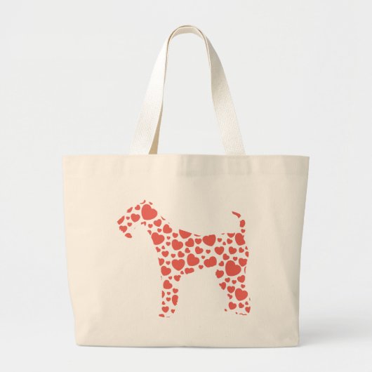 Grand Tote Bag Airedale Terrier (Devant)