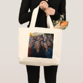 Grand Tote Bag Ajouter la réunion du lycée Personnaliser (Devant (produit))