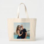 GRAND TOTE BAG AJOUTER UNE PHOTO À FOURRE-TOUT, PERSONNALISER (Devant)