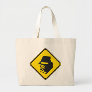 Grand Tote Bag Alerte : Livres à l'avance !