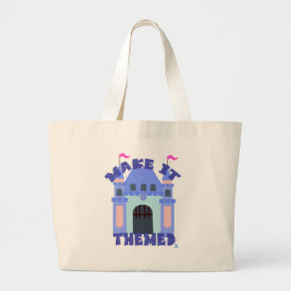 Grand Tote Bag Allez Créer Un Parc De Châteaux Thématiques Amusan