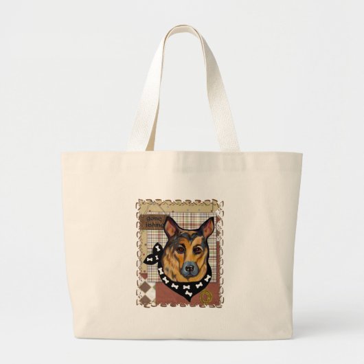 GRAND TOTE BAG ALMAN SHEPHERD (Devant)