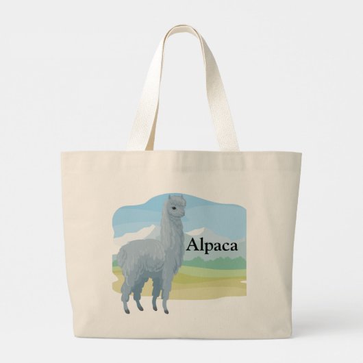 Grand Tote Bag Alpaga (Dos)