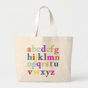 Grand Tote Bag Alphabet