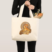 Grand Tote Bag Alphonse Mucha - zodiaque (Devant (produit))