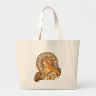 Grand Tote Bag Alphonse Mucha - zodiaque