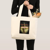 Grand Tote Bag Alwaus Love Hakuna Matata Passez une bonne journée (Devant (produit))