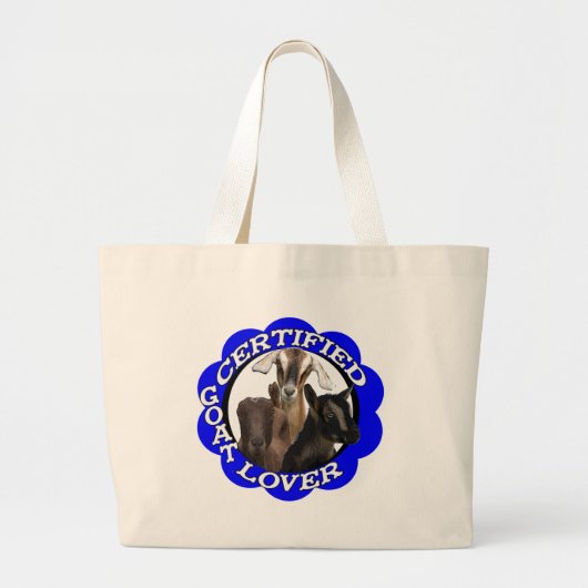 GRAND TOTE BAG AMANT CERTIFIÉ DE CHÈVRE ! (Devant)