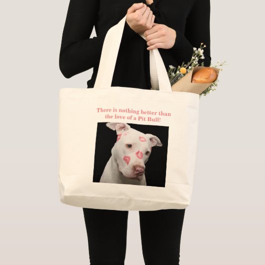 Grand Tote Bag Amant Editable de Pitbull (Devant (produit))