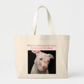 Grand Tote Bag Amant Editable de Pitbull (Devant)