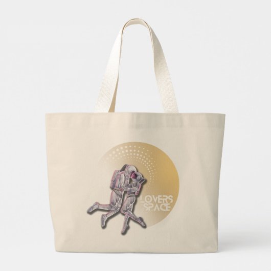 Grand Tote Bag Amateurs dans l'espace (Dos)