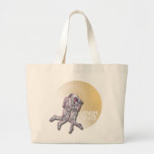 Grand Tote Bag Amateurs dans l'espace (Devant)